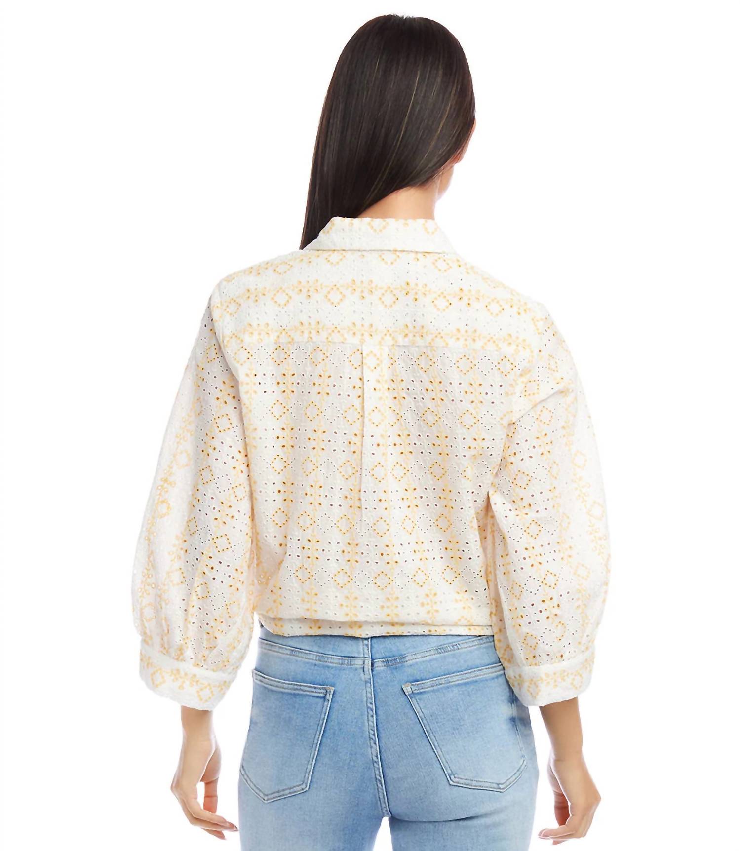 Karen Kane - Daisy Tie-front Top
