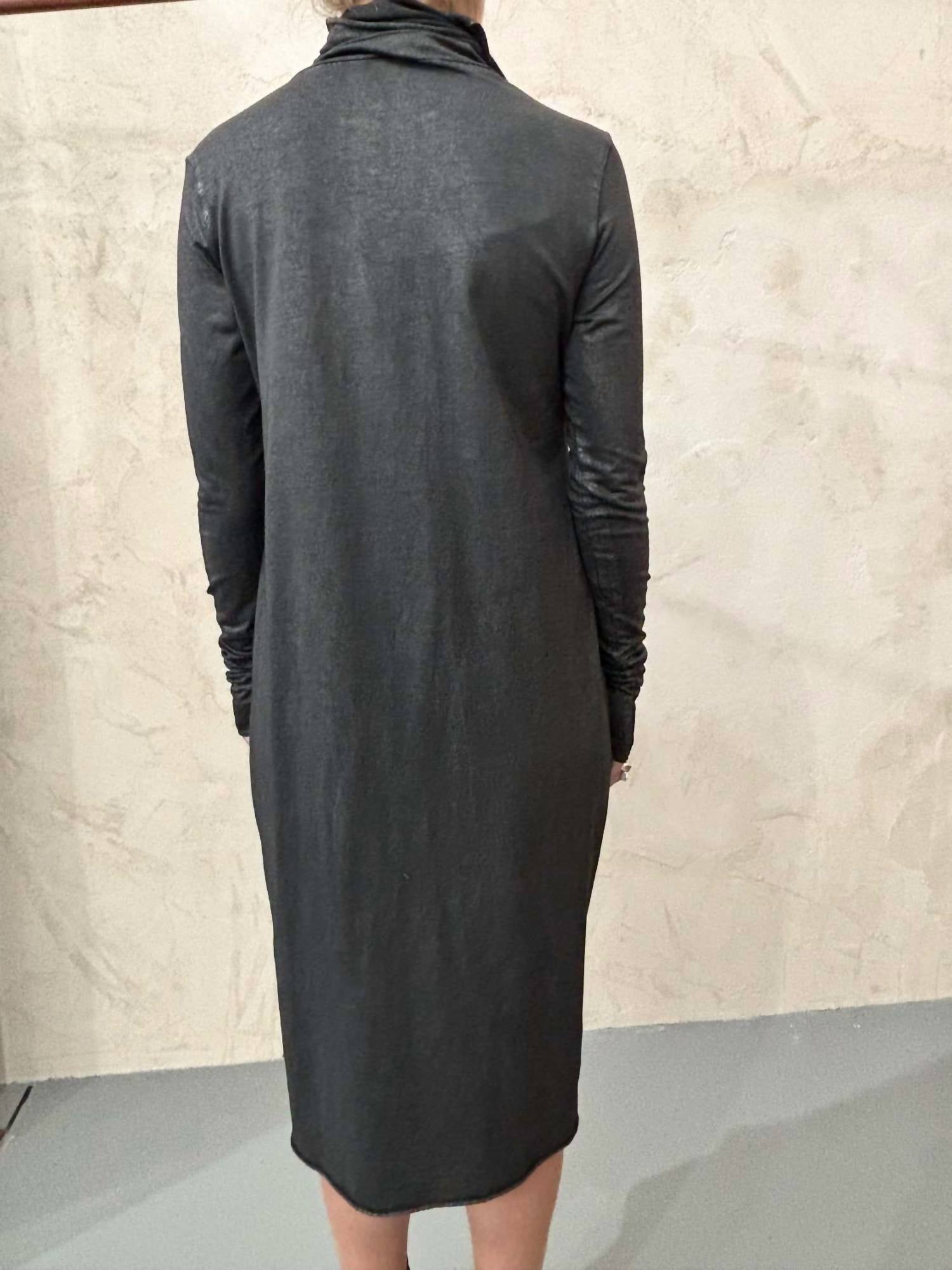 Sanctamuerte - Women's Turtleneck Midi Dress