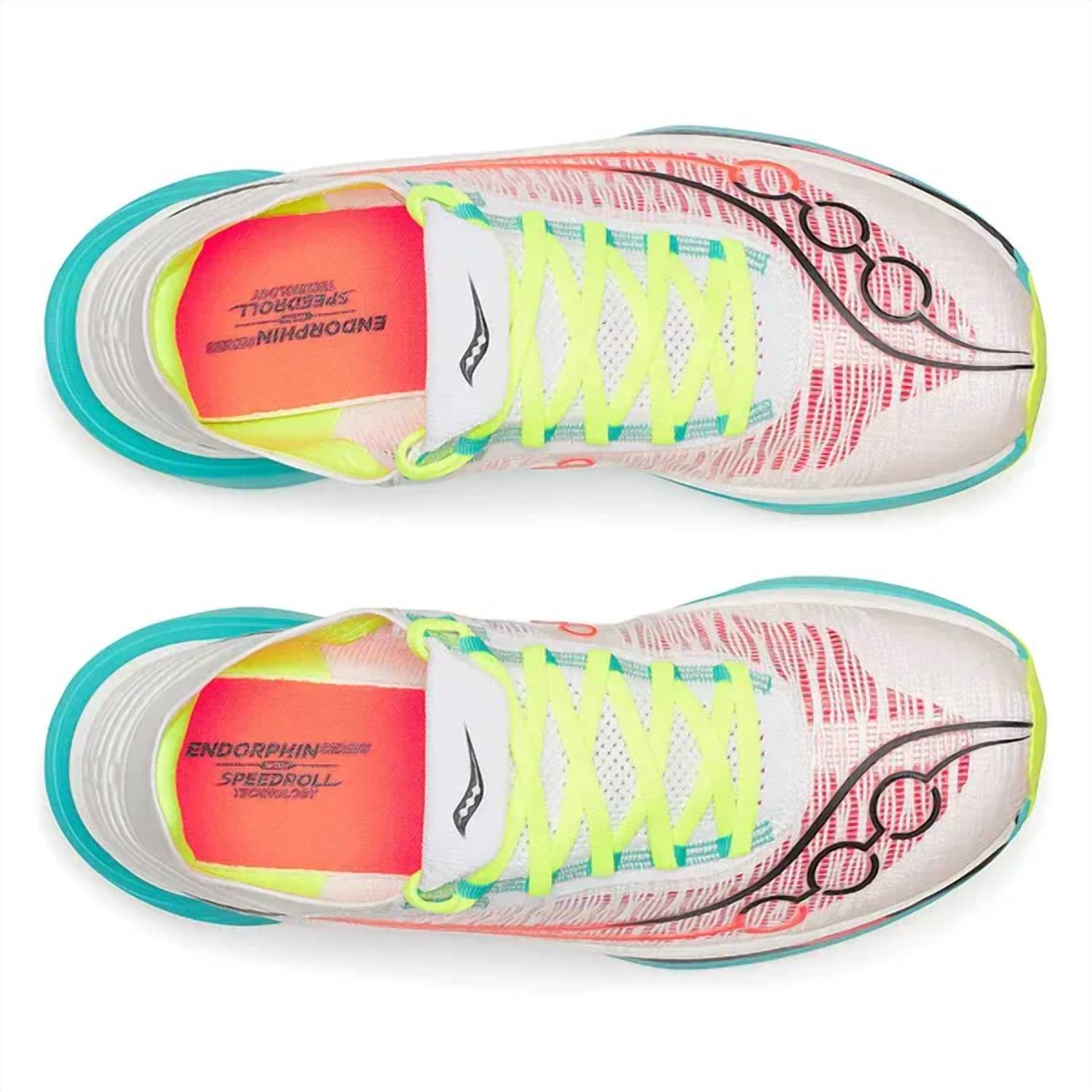 SAUCONY Unisex Endorphin Elite 2 Running Shoes in white mutant - women's shoe - view 4