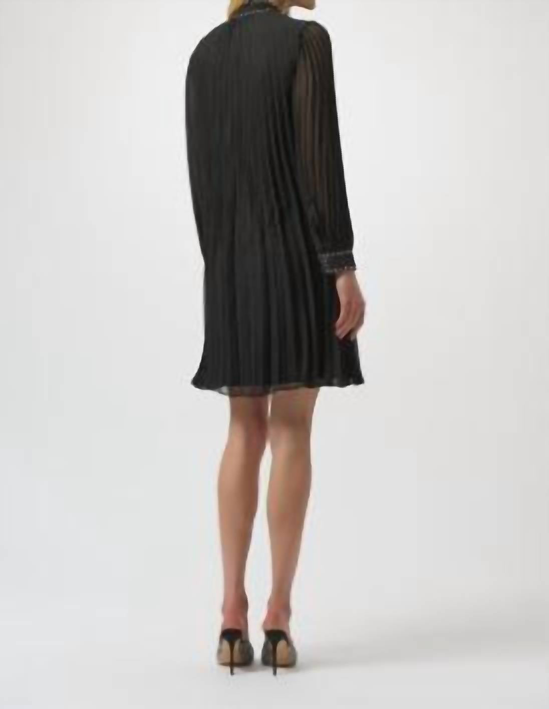 Joseph Ribkoff - A-line Pleated Dress