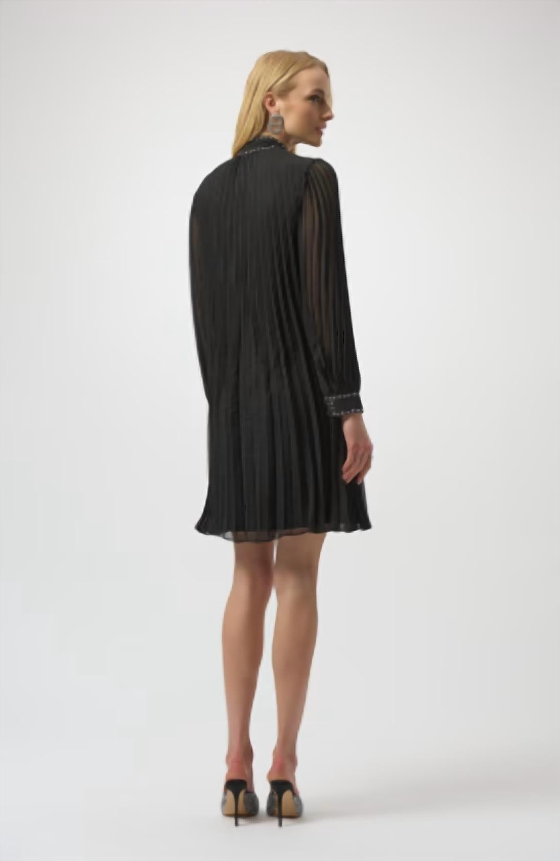 Joseph Ribkoff - A-line Pleated Dress