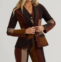 Wrangler - Lainey Wilson Corduroy Patchwork Blazer