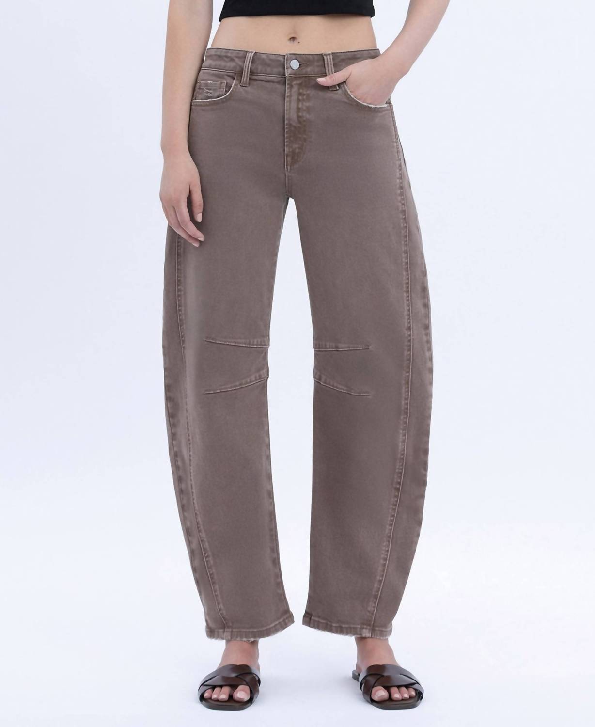 Flying Monkey - Lucy Crop Barrel Jeans