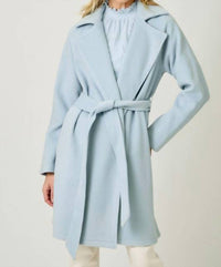 Mystree - Lapel Collar Robe Coat