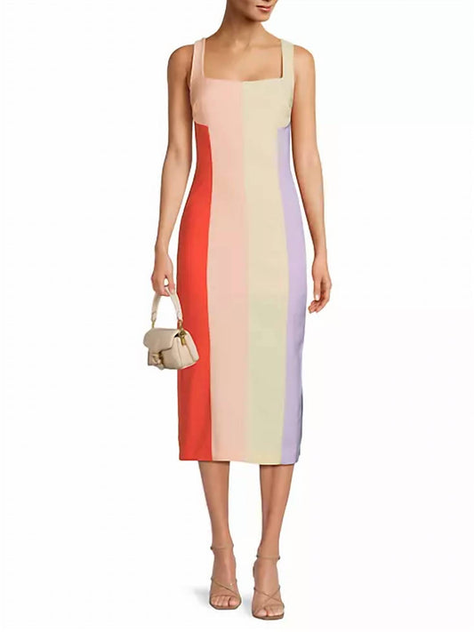 Hutch - Color Blocked Midi Dress