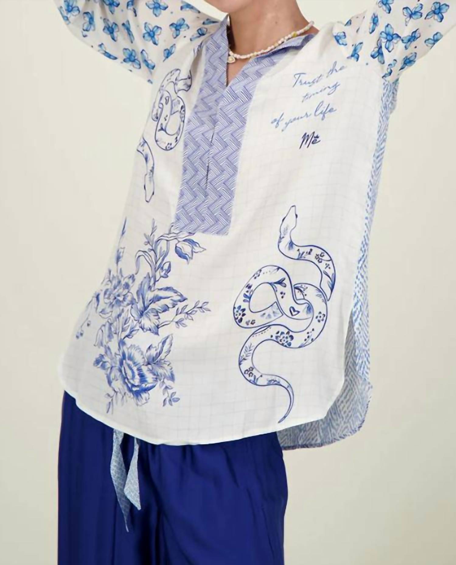 Me369 - Alexa Amalfi Placket Tunique