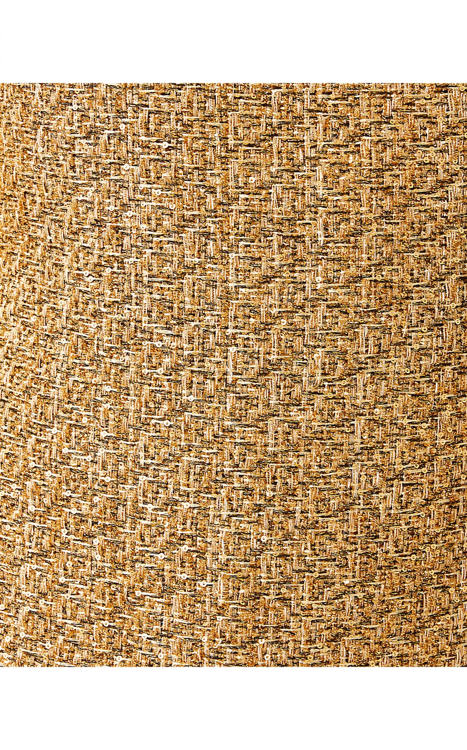 Lilly Pulitzer Cora Skirted Shift Romper in gold metallic golden glow boucle - women's dress - view 6