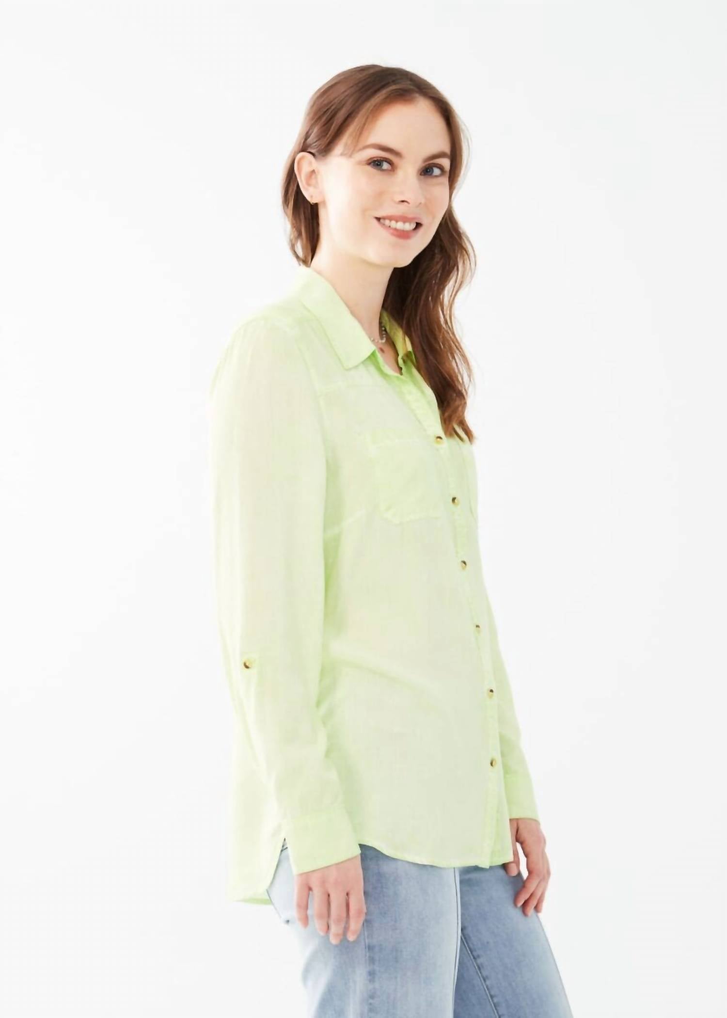 Fdj - Long Sleeve Cotton Gauze Shirt
