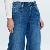 Pistola - Jadyn Double Button Low Slung Palazzo Jeans