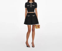 Self-Portrait - Pointelle Knit Top