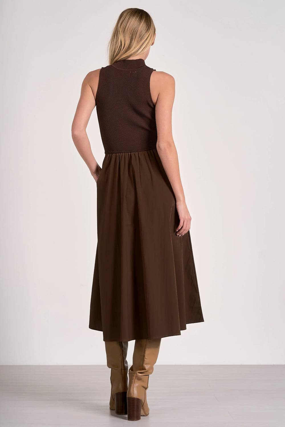 Elan - Mock Neck Dress