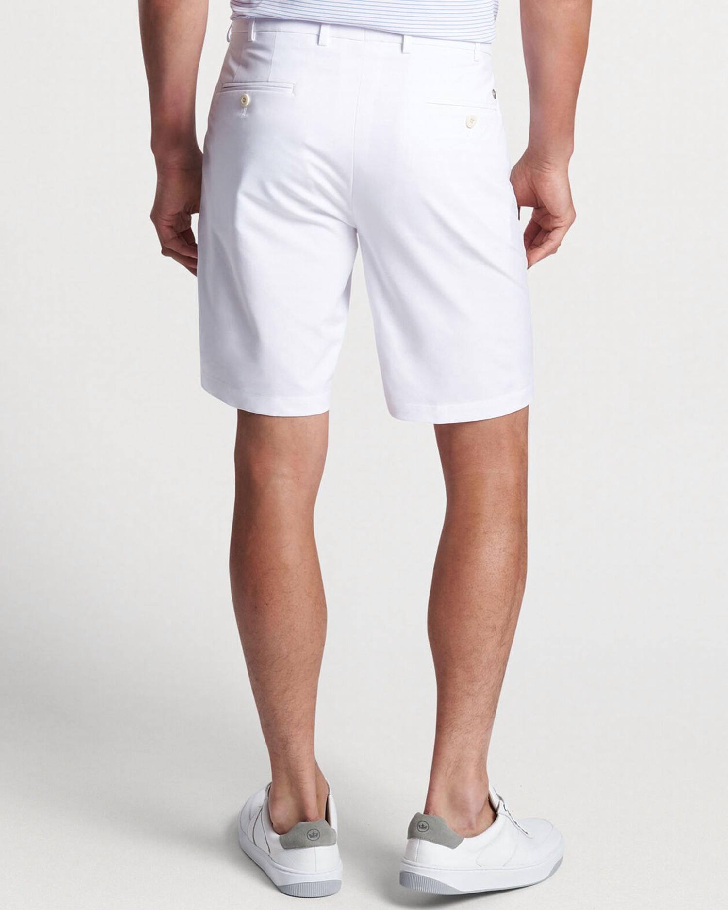 PETER MILLAR Surge Performance Short in white - men's shorts - detail view