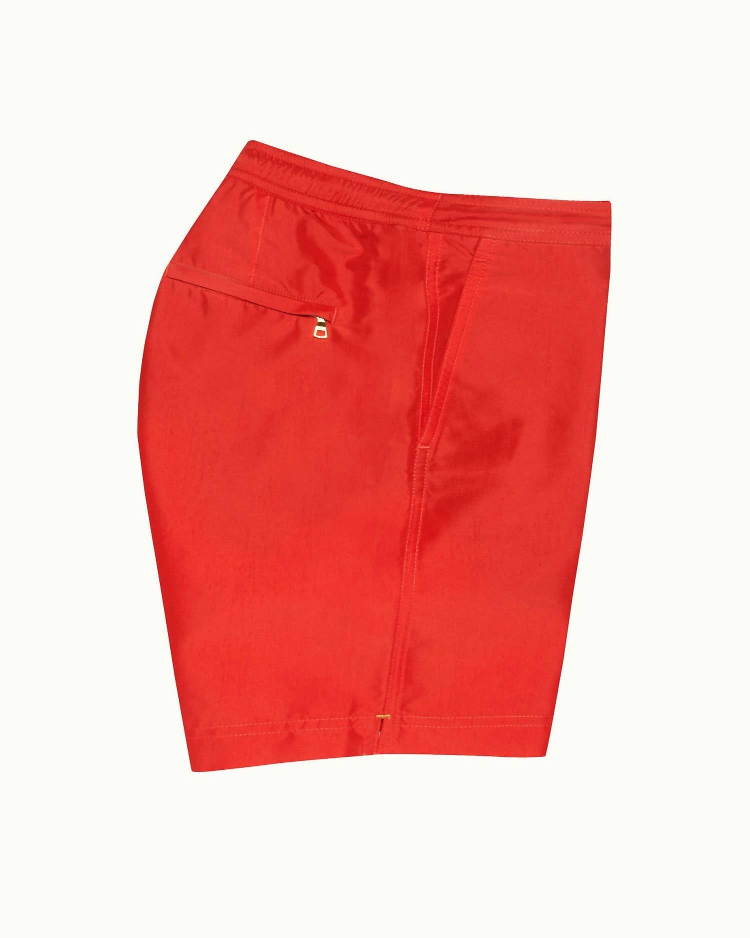 Orlebar Brown Bulldog Drawcord Shorts in firestone - men's shorts - view 7