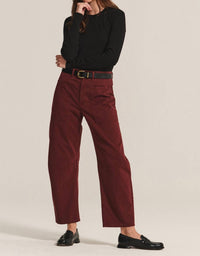 Velvet by Graham & Spencer Camino Modal Rib Tee in black - women's long sleeve top - view 4