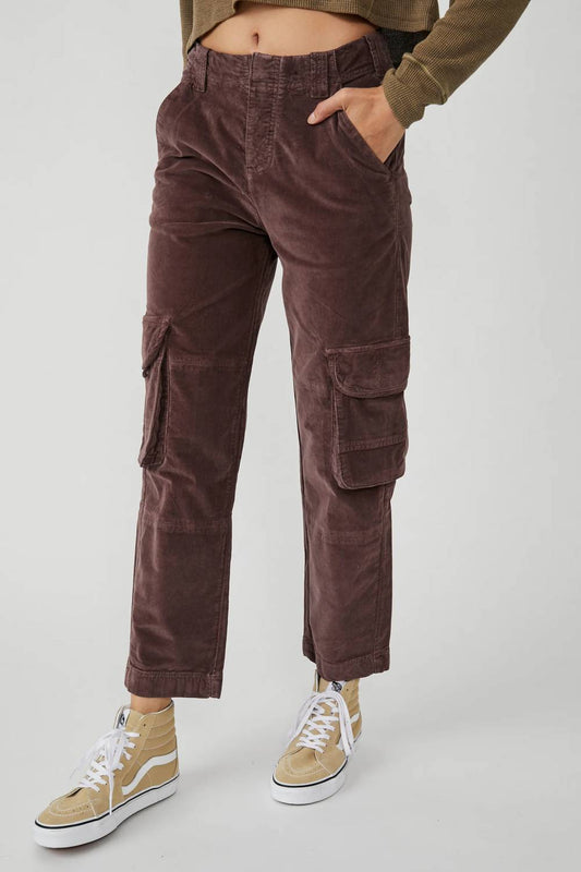 Free People - HARD CRUSHIN' PLUSH CARGO PANTS