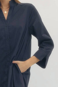 Entro - Mercer Shirt Midi Dress