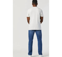 mavi Men's Marcus Mid Rise Jean in foggy feather blue - men's jeans - detail view