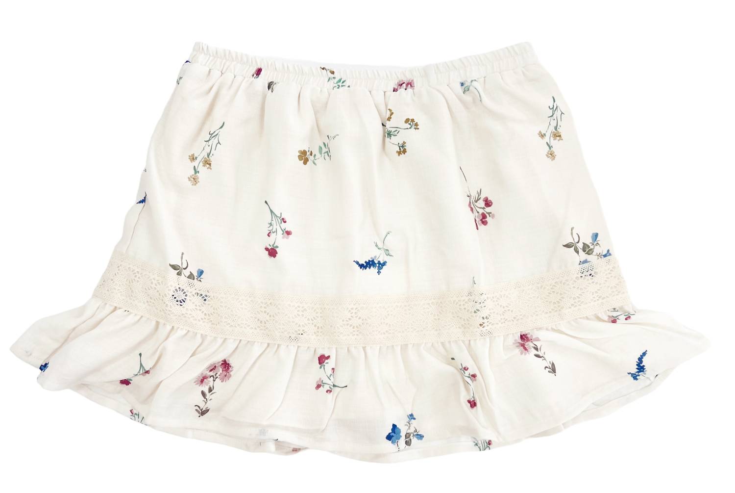 Sadie & Sage - Abundance Mini Skirt With Lace Detail