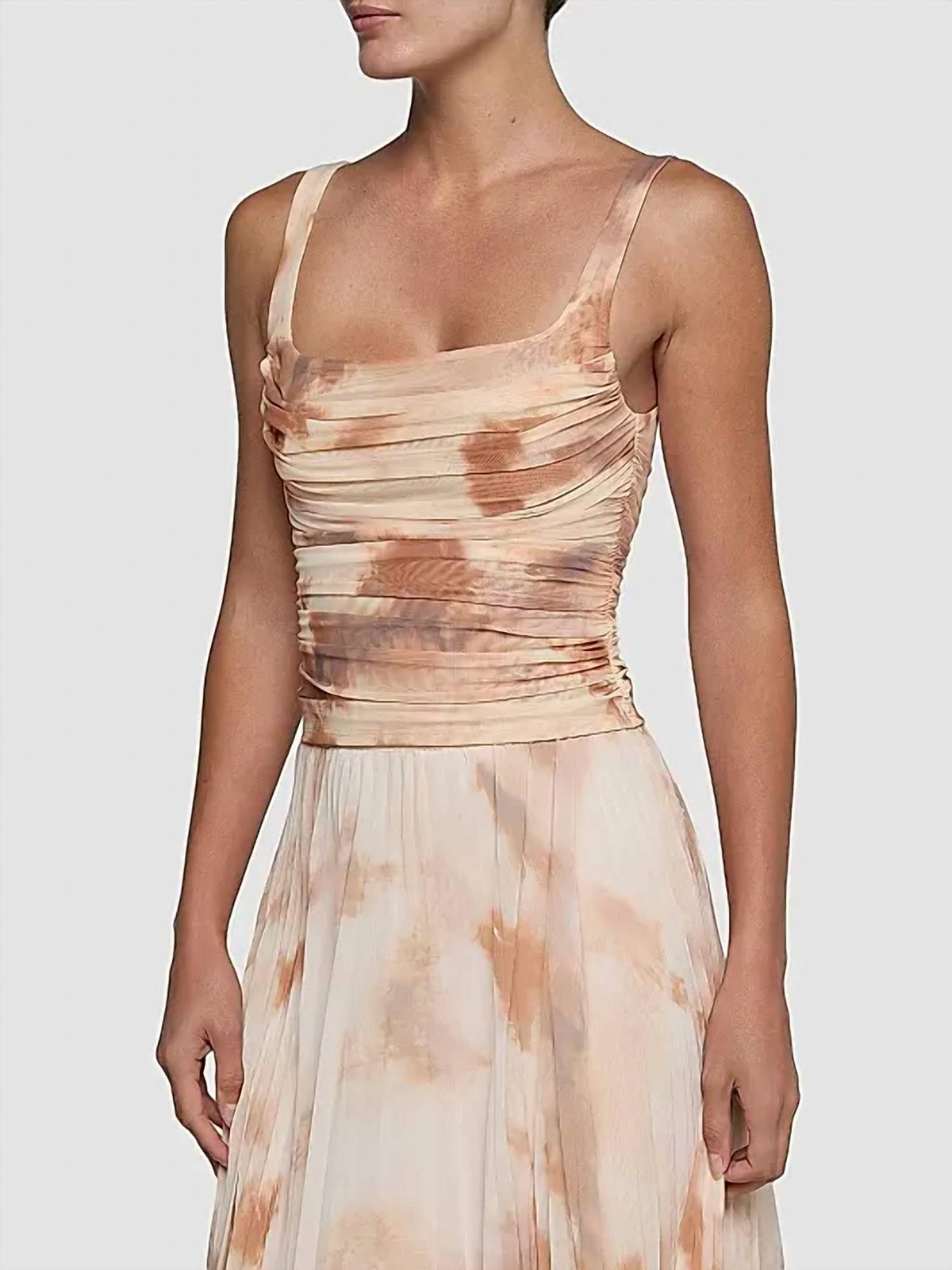 L'Agence - Rasha Shirred Tank