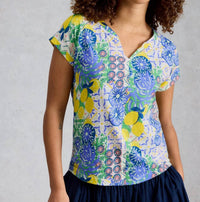 White Stuff - Nelly Notch Neck Tee