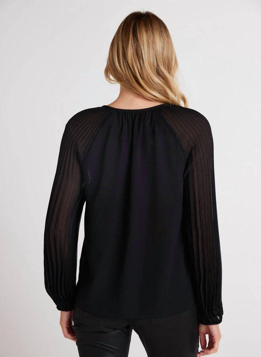 Bella Dahl - Pleated Sleeve Raglan Pullover
