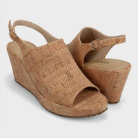 Vaneli - Women's Lansa Cork Wedge Sandals