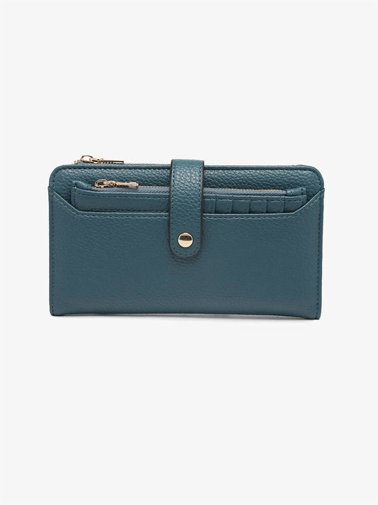 Jen & Co. - Women's Macy Vegan Snap Wallet