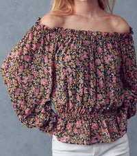 &Merci - Off the Shoulder Floral Top