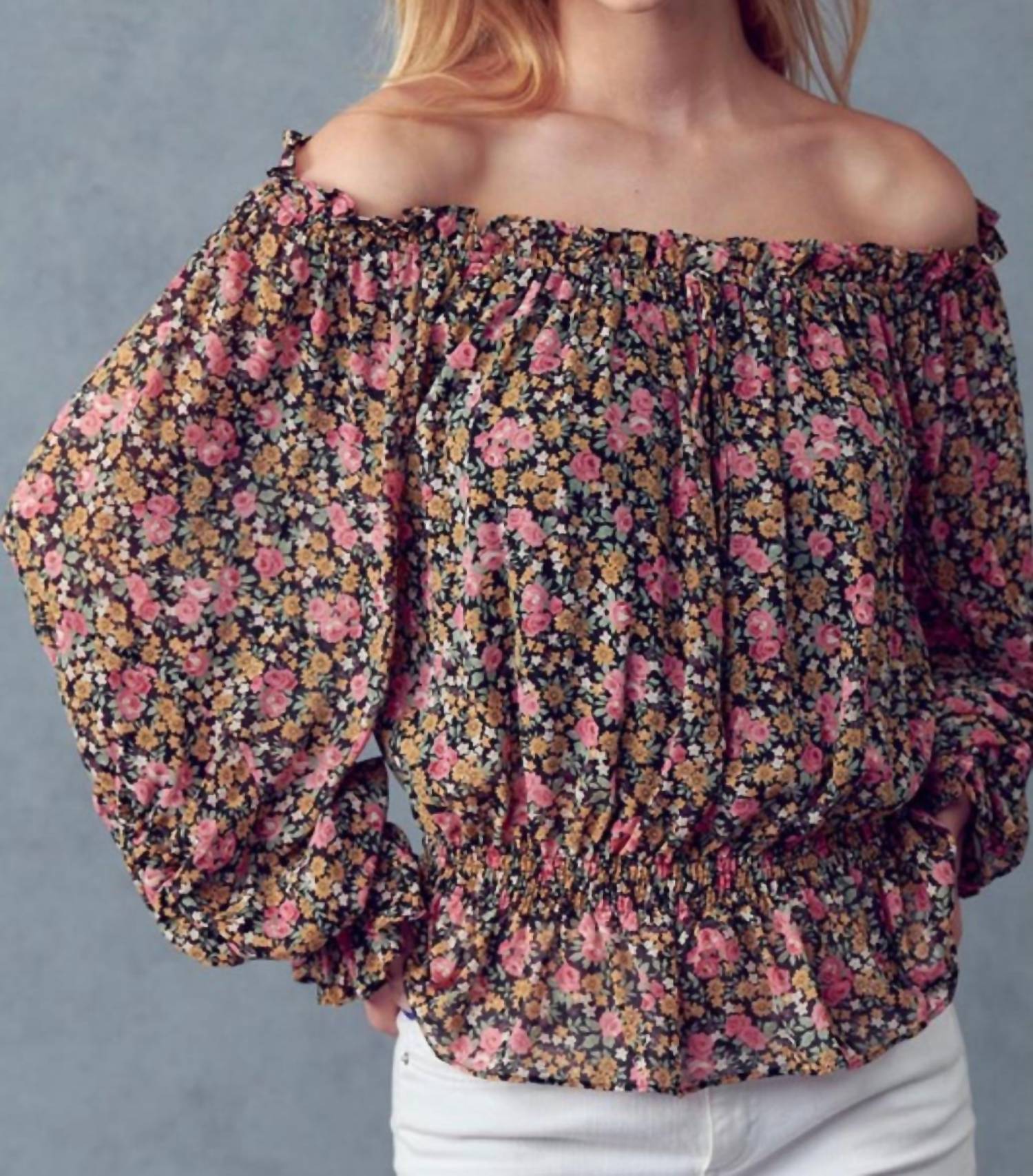 &Merci - Off the Shoulder Floral Top