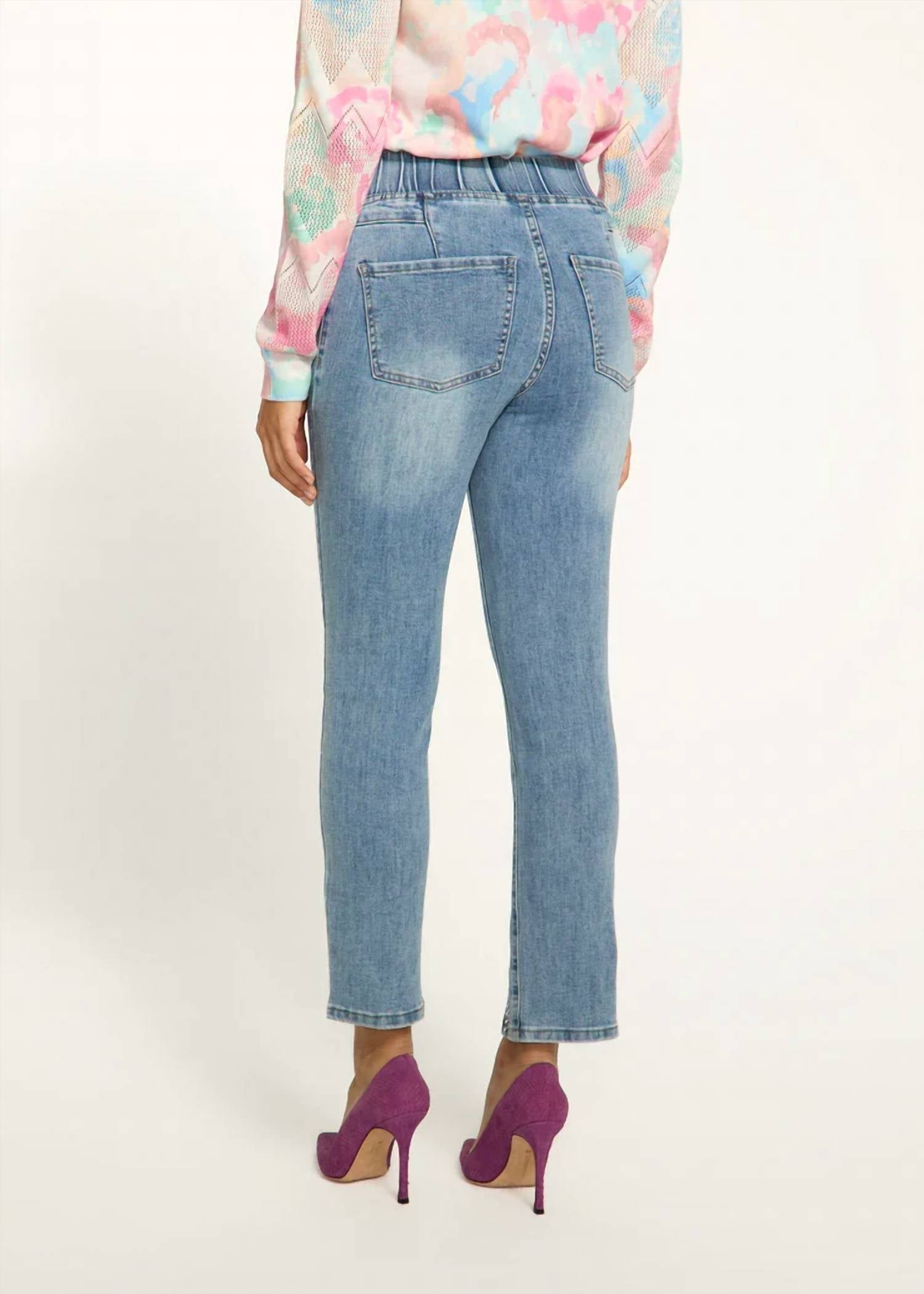 Fdj - Preslee Pull-on Pencil Ankle Denim Jeans