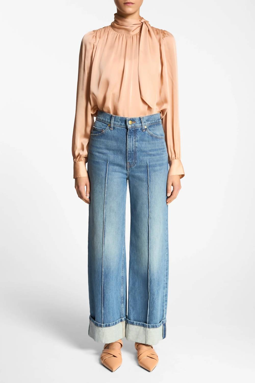 Ulla Johnson - High Rise Wide Leg Genevieve Jean
