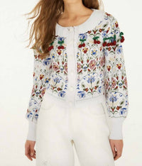 Farm Rio - Stitched Garden Anika Cardigan