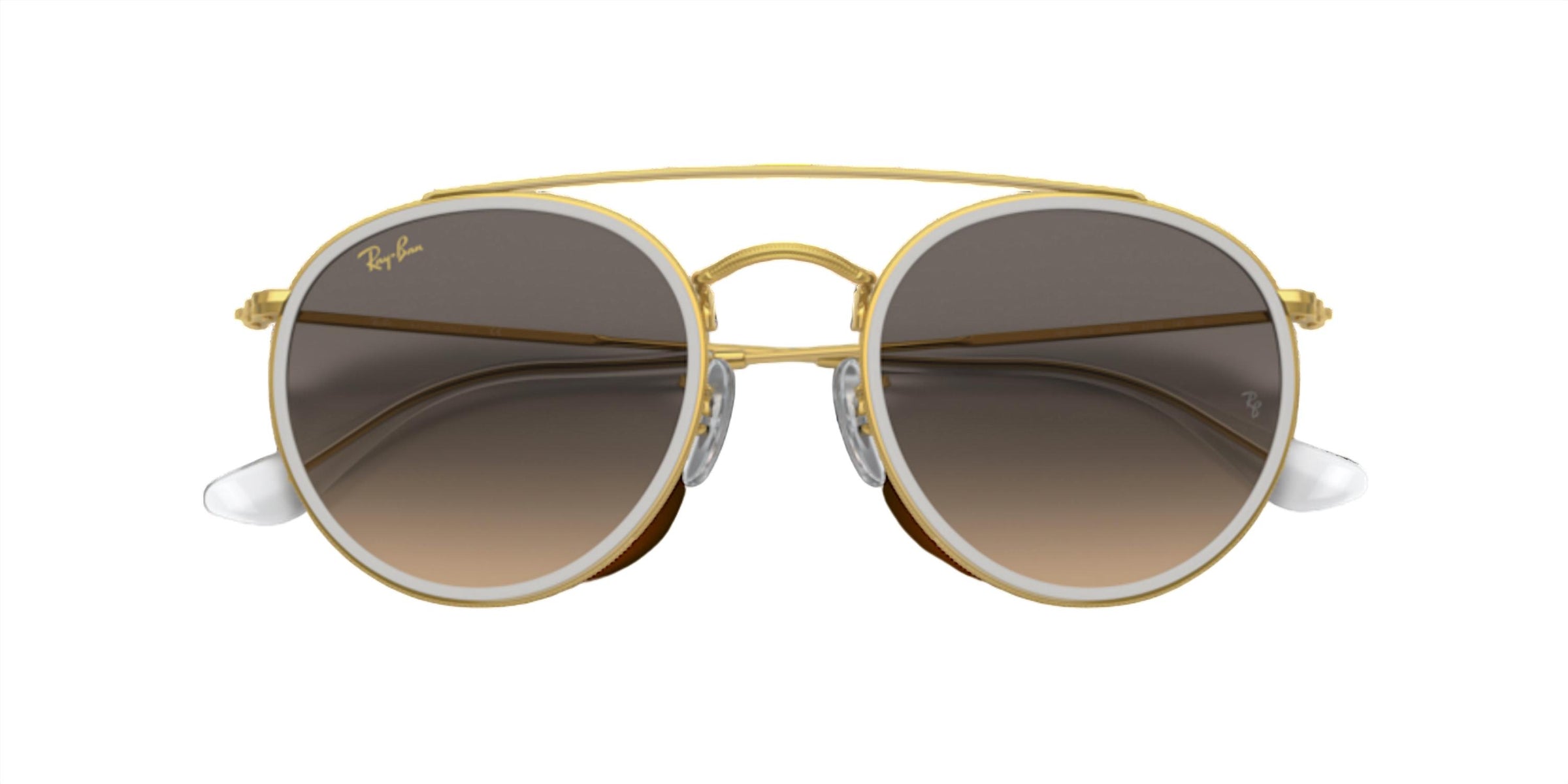Ray Ban - Round Double Bridge Non Polarized Sunglasses Rb3647n 923632