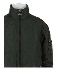 Salvatore Ferragamo - Men's Abstract Print Quilted Jacket