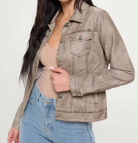 Coalition La - Vintage Vegan Leather Jacket