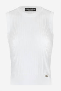 Dolce & Gabbana - Women's Ribbed Stretch Viscose Top