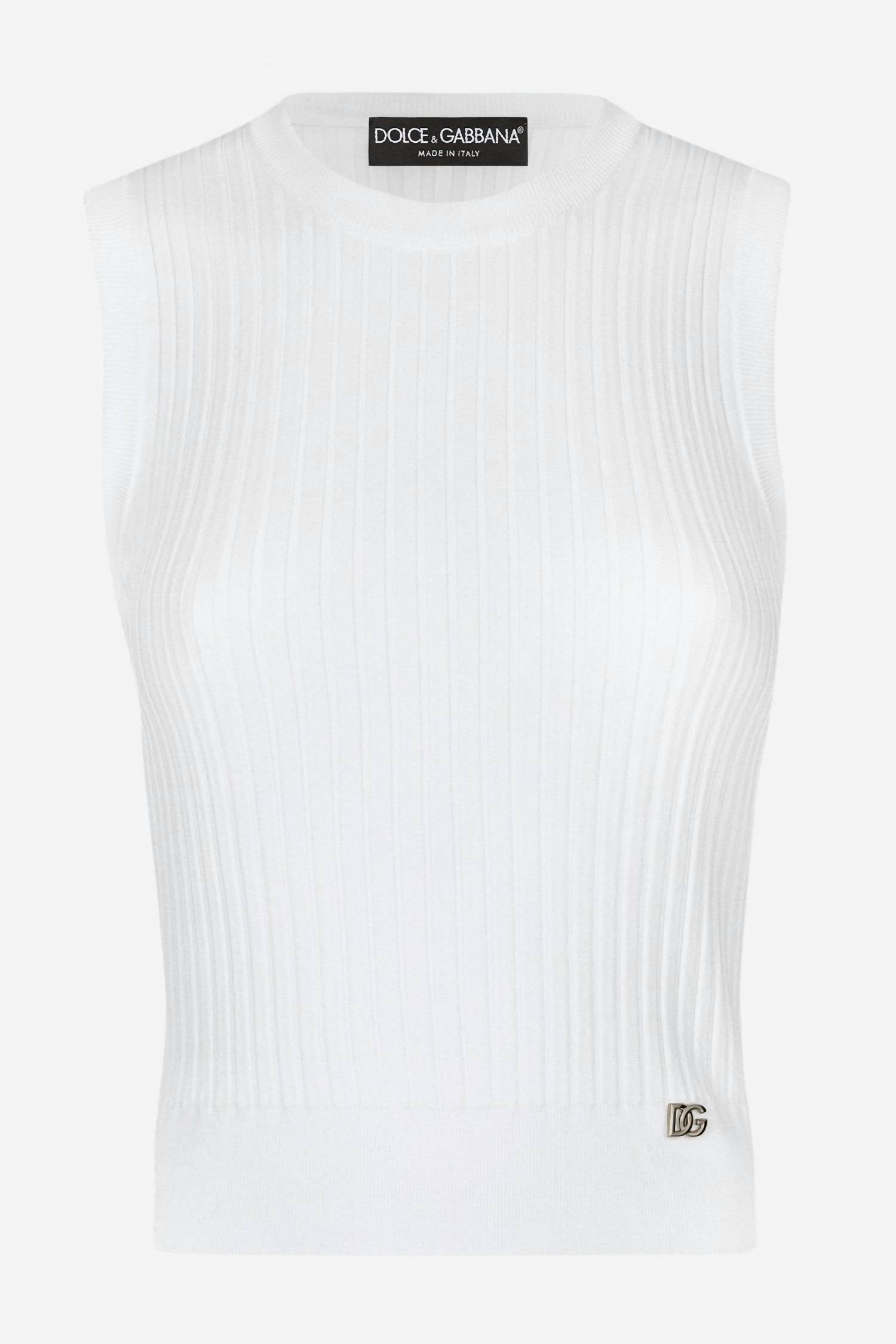 Dolce & Gabbana - Women's Ribbed Stretch Viscose Top