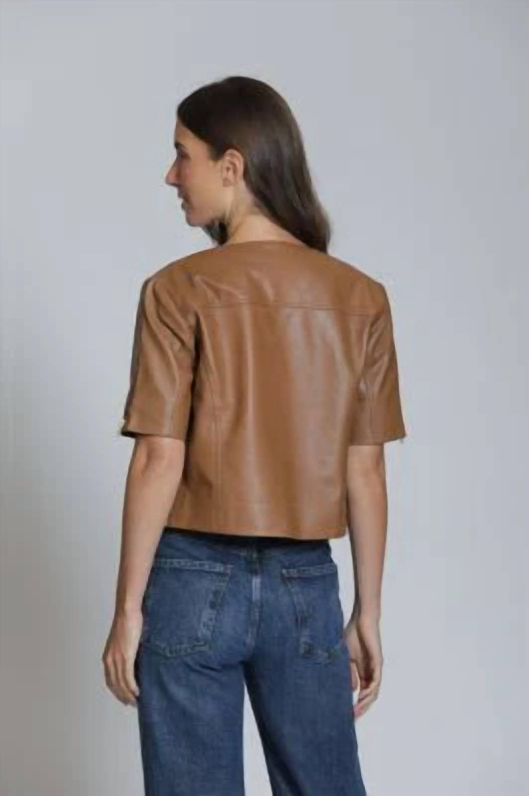 11 Uptown - Short Sleeve Moto Jacket
