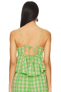 Free People - Mia Plaid Tank Top