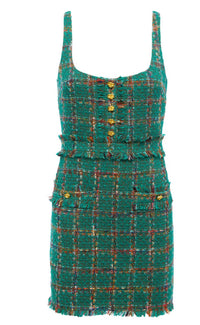 L'Agence - Valli Square Neck Mini Dress