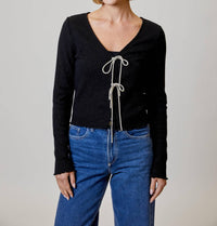 Design History - Fitted Cardigan with Bows