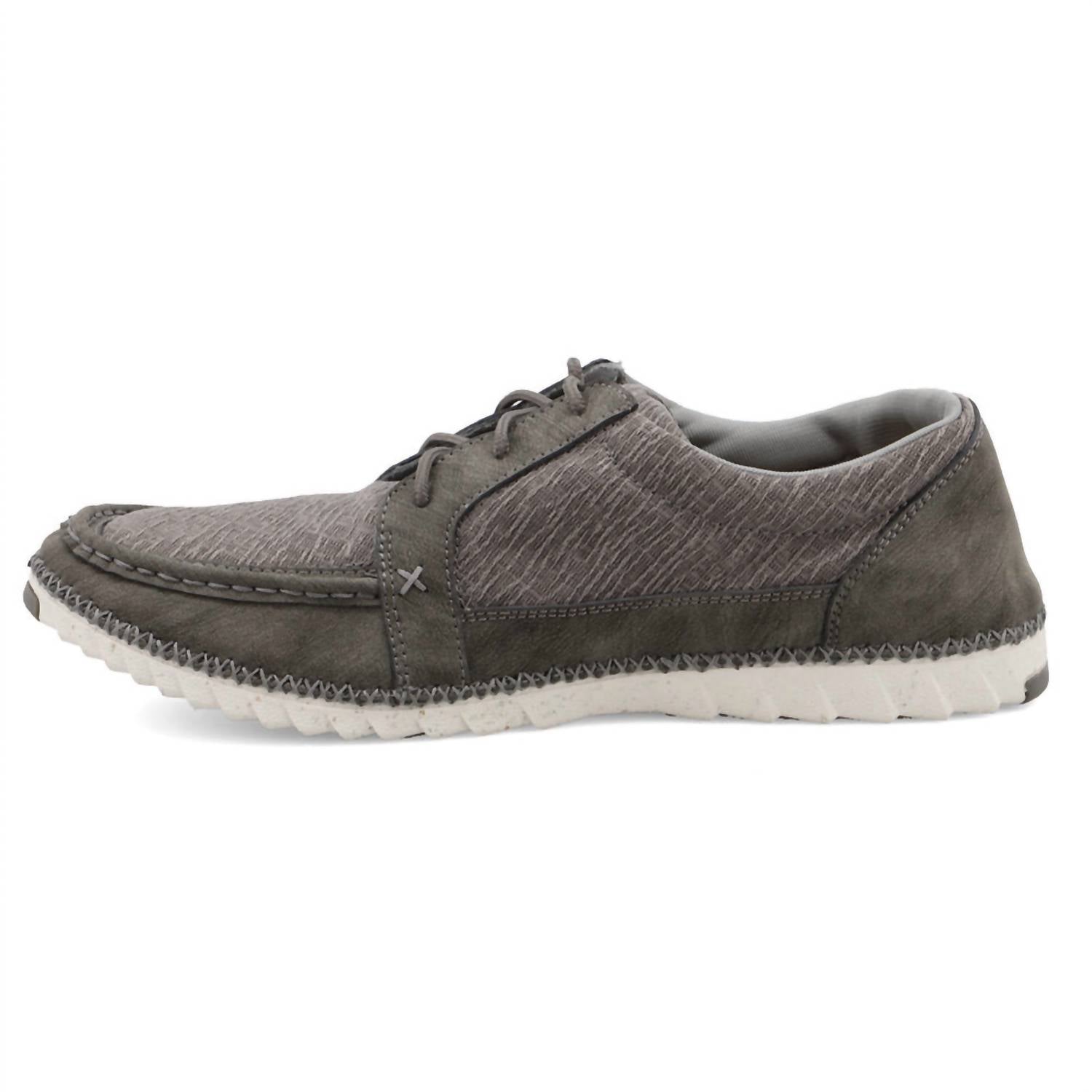 TWISTED X Men's Zero-x Casual Shoes in charcoal grey - men's loafer - detail view