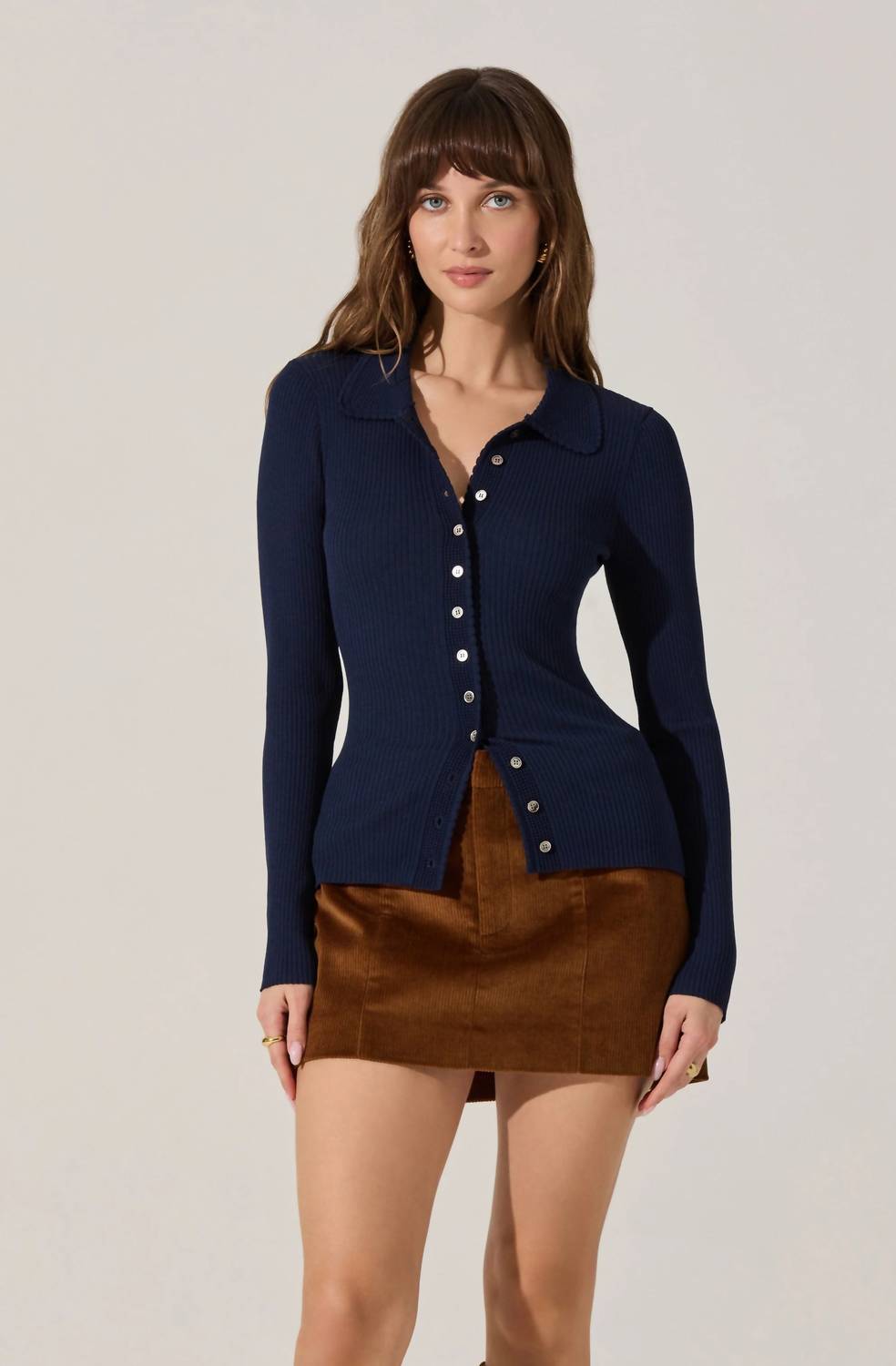 Astr - Keren Collared Cardigan