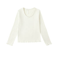 Rylee + Cru - Girl's Ribbed Long Sleeve Top