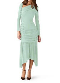 STEVE MADDEN Brioni Dress in dusty teal - women's dress