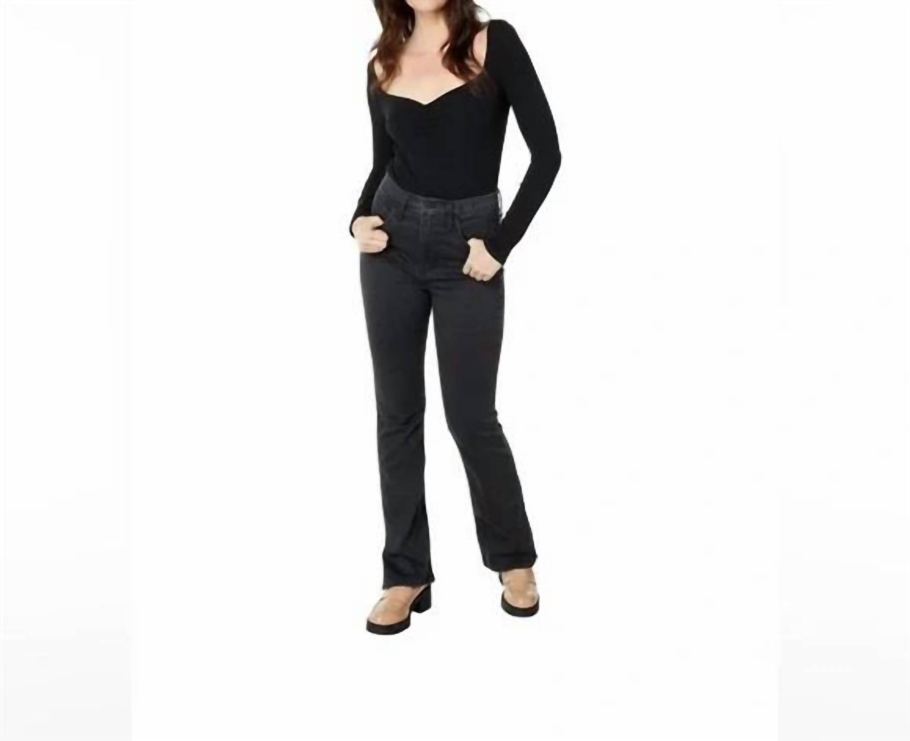 Madewell - Madewell Skinny Flare Jeans With Slit Hem