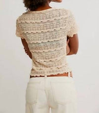 Free People - Angelina Lace Tee
