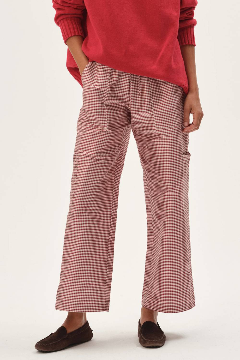 Donni. - Silk Wide-Leg Pants