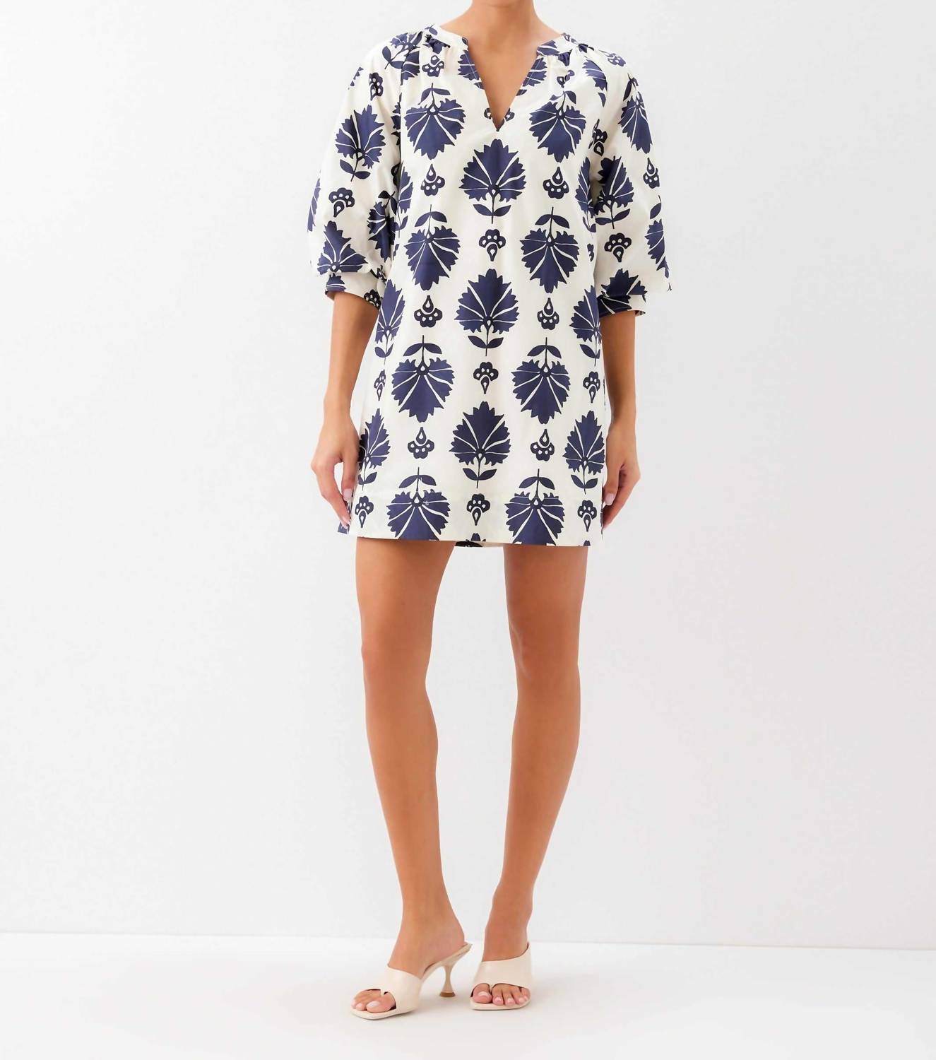Fifteen Twenty - Women's Brianne Lantern Sleeve Dress