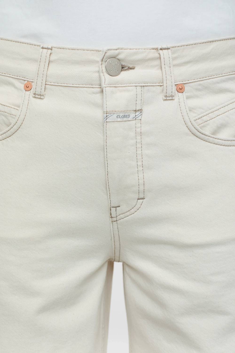 Closed - Nikka Wide Denim Jeans With Contrast Stitch